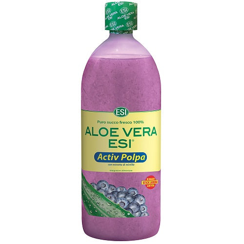 Esi-Aloe Vera Succo Activ Polpa con Mirtillo