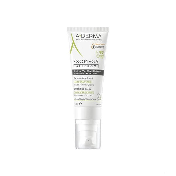 A-Derma Exomega Allergo Baume Emollient - 40 ml