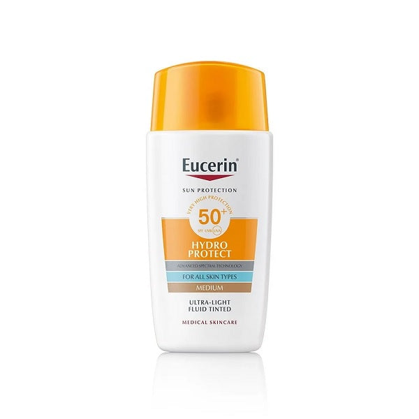 Eucerin Hydro Protect Sun Face Ultra Light Fluid Tinted Spf 50