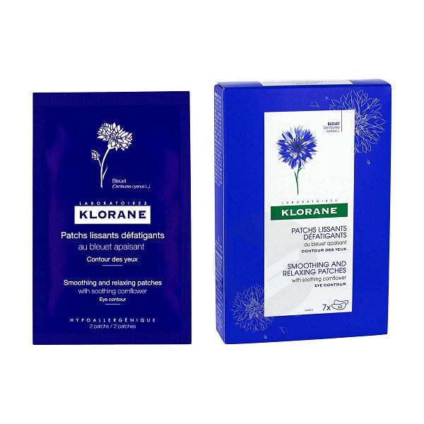 Klorane Patchs yeux lissants et défatigants au Bleuet
