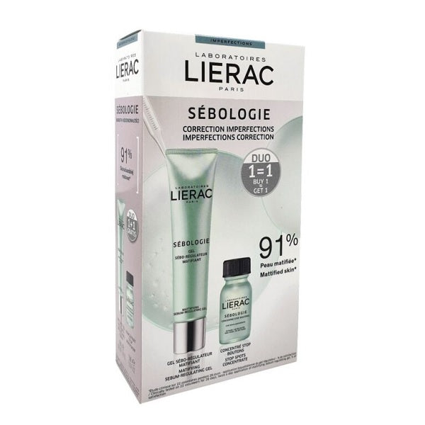 Lierac Sebologie Pako Promocionale Gel Fluid & Koncentrat Rregullues Kundër Papërsosmërive