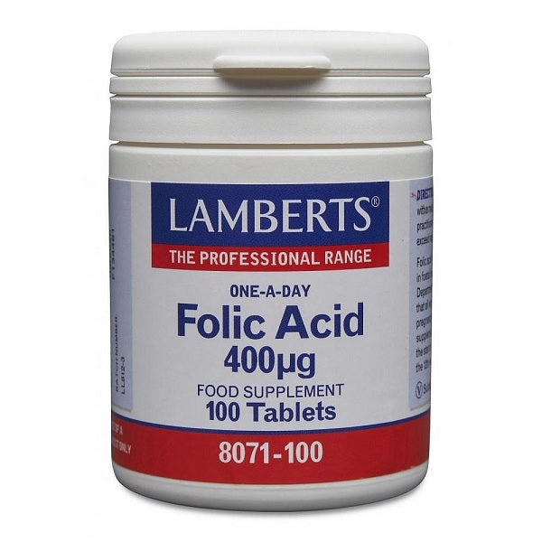 Lamberts Folic Acid 400 mcg