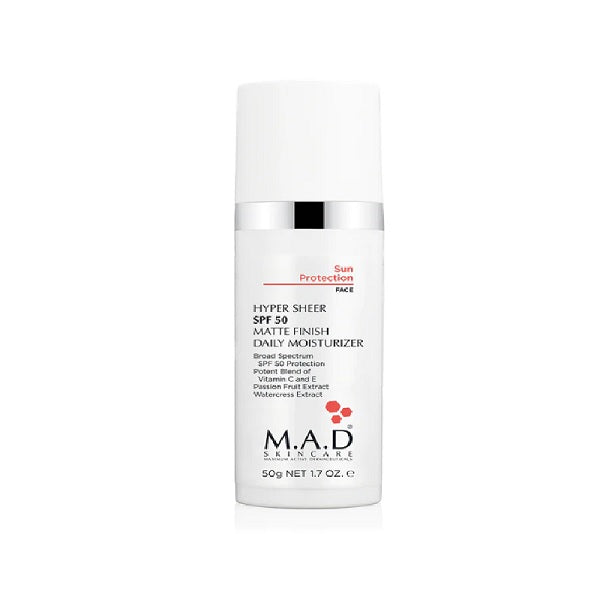 M.A.D Hypersheer SPF 50 Hidratues Ditor me Përfundim Mat