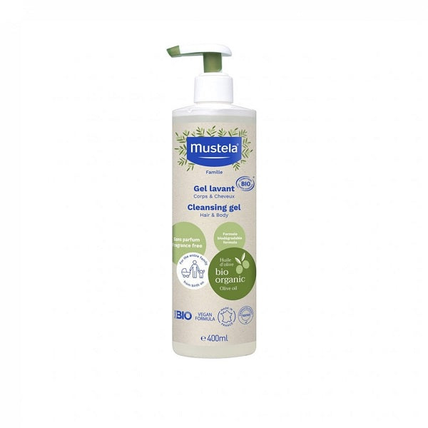 Mustela BIO Gël Xhel Larës Organik për Flokë & Trup