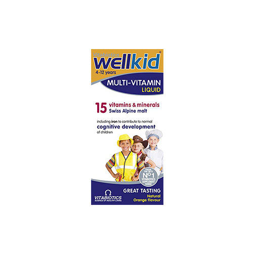 Vitabiotics Wellkid Multivitaminë e Lëngshme