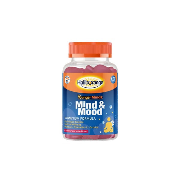 Haliborange YoungerMinds Mind & Mood (Magnesium Formula) x60 Gummies