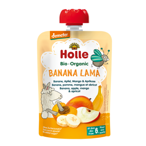 Holle- Bio Organike Banana Lama 6m+