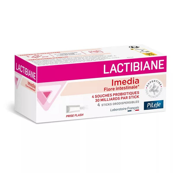 PiLeJe Lactibiane Immedia Flore Intestinale *4 sticks