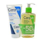 Cerave Set Hydrating Oil Cleanser+ Moisturizing Cream