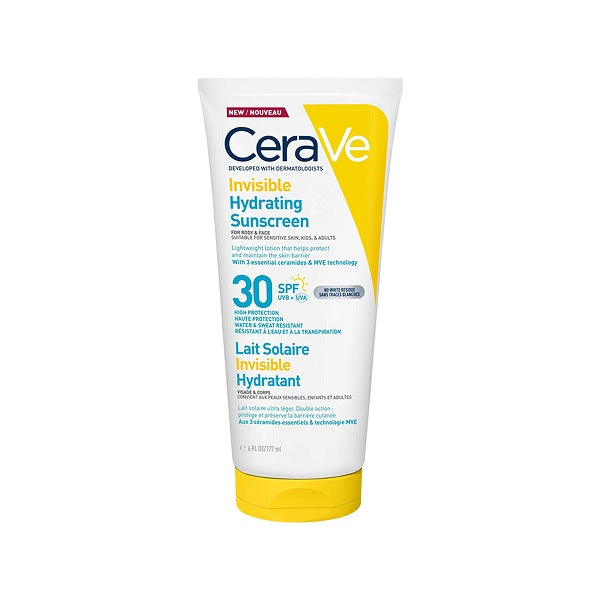 Cerave Invisible Hydrating Sunscreen Spf 30+