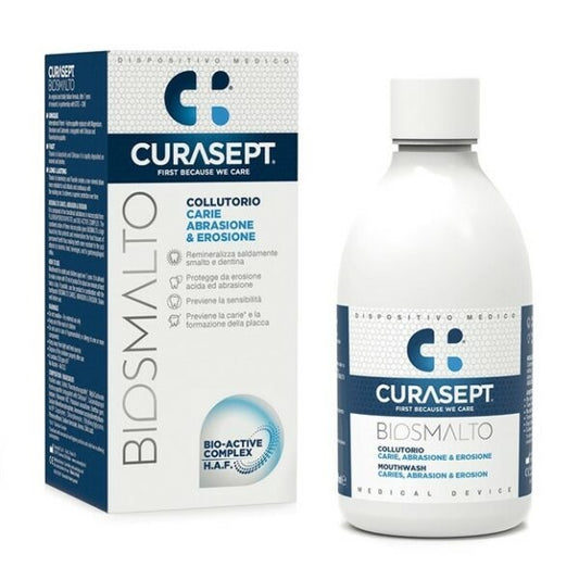 Curasept Biosmalto Mouth Wash for Cavities, Abrasion and Erosion