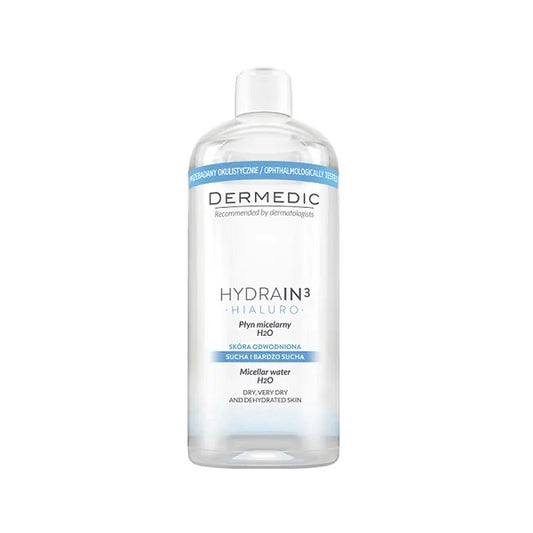 Dermedic Hydrain 3 Hialuro Micellar Water H2O - 500 ml