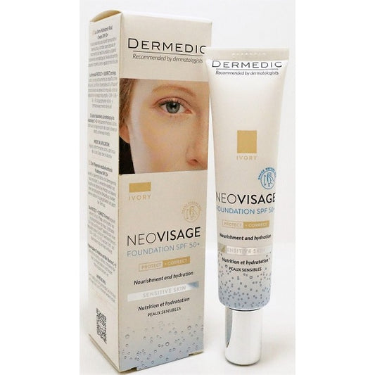 Dermedic Neovisage Sensitive Skin SPF 50+ Foundation - Ivory