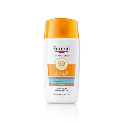 Eucerin Hydro Protect Sun Face Ultra Light  Fluid Tinted Spf 50