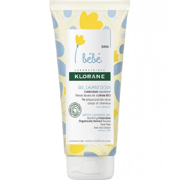 Klorane - Bebe Xhel Butësie Shkumëzues për Trupin - 200 ml