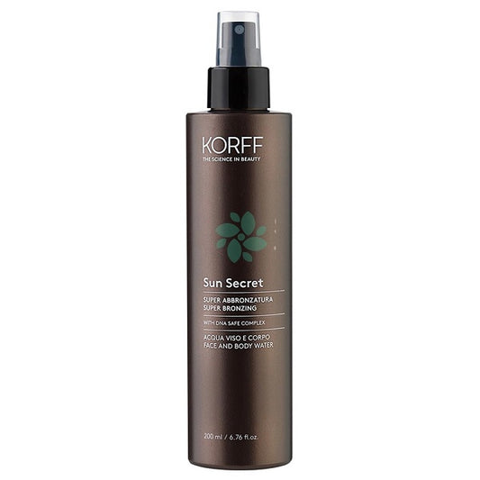 Korff Sun Secret Super Abbronzatura Acqua Viso E Corpo