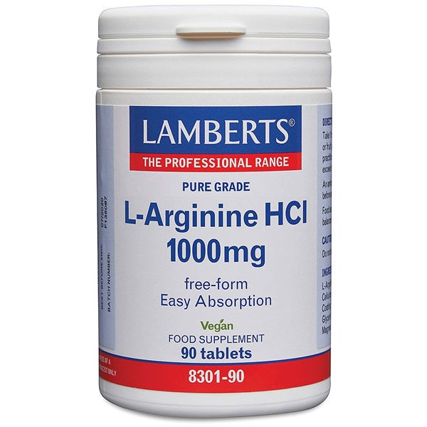 Lamberts L-Arginine HCl 1000mg