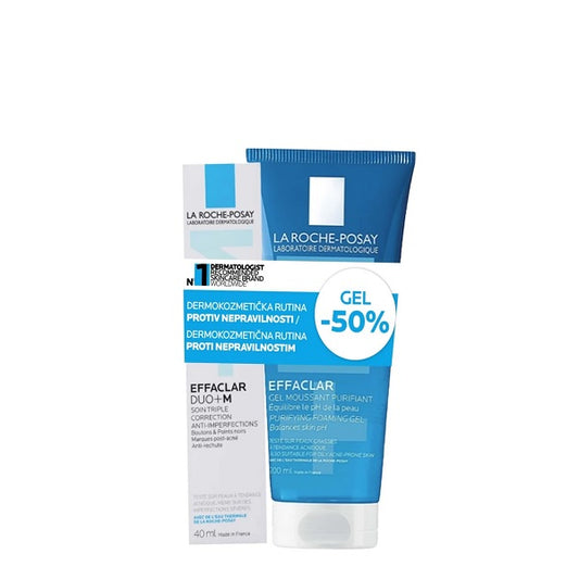 La Roche Posay Effaclar Duo+M & Effaclar Purifying Foaming Gel (Promo Pack)