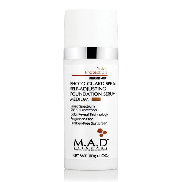 M.A.D Photo Guard SPF 50 Serumi i Fondatinës Vetërregulluese - Mesatar