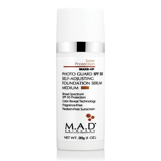 M.A.D Photo Guard SPF 50 Self Adjusting Foundation Serum - Medium