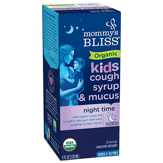 Mommys Bliss Kids Cough Syrup & Mucus Night Time
