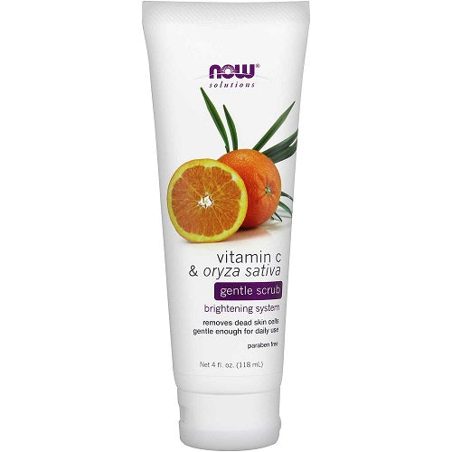 Now-Vitamin C & Oryza Sativa Gentle Scrub