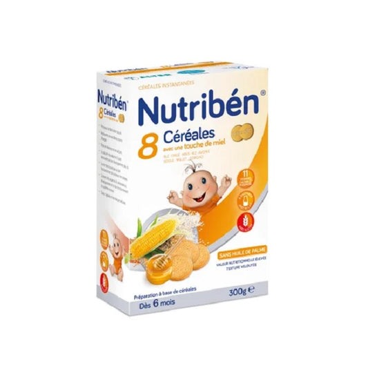 Nutriben 8 Cereal with a Touch of Honey Cookies 6m+