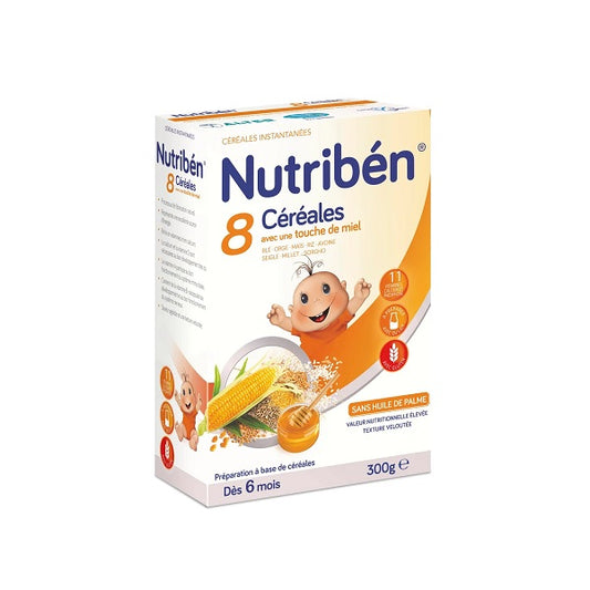 Nutribén 8 Cereals with a Hint of Honey 6 m+