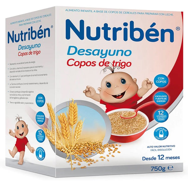Nutriben Mëngjes drithërash me grurë 12m +