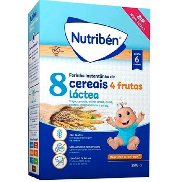 Nutriben me 8 Drithëra e 4 Fruta, mbi 6 muaj