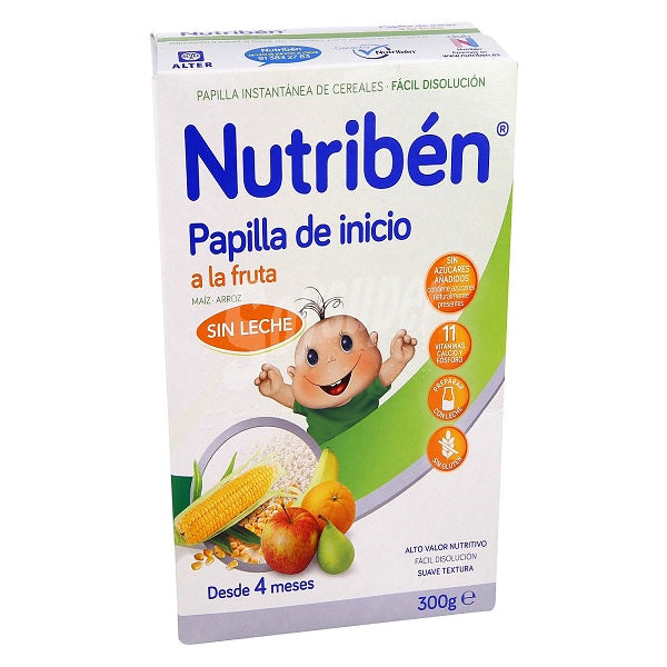 Nutribén Papilla Frutash për Fillim 4 m+