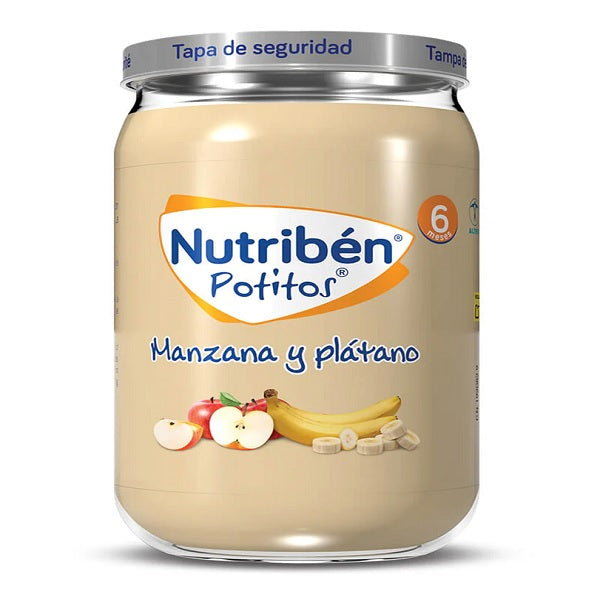 Nutriben Potitos Banane dhe Mollë 6m+