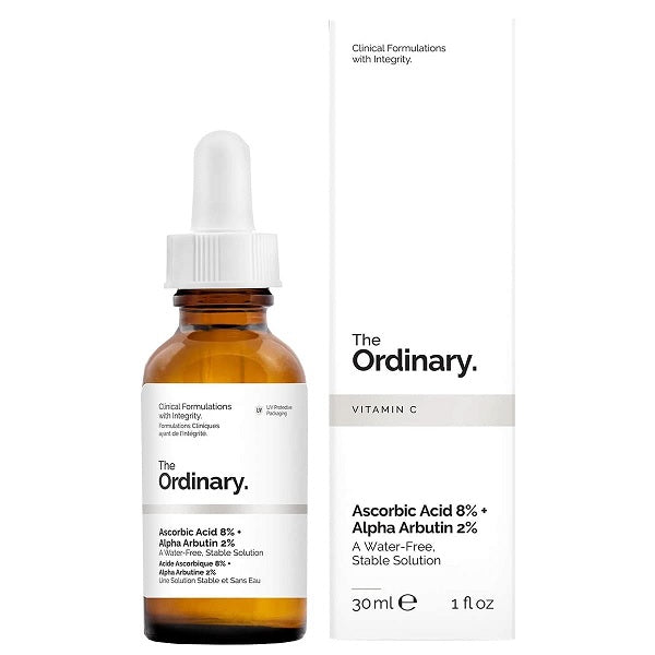 The Ordinary Acidi Askorbik 8% (Vitamina C 8%) + Alfa Arbutin 2%