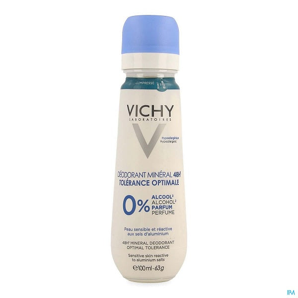 Vichy Deodorant Mineral 48 H Tolerance Optimale