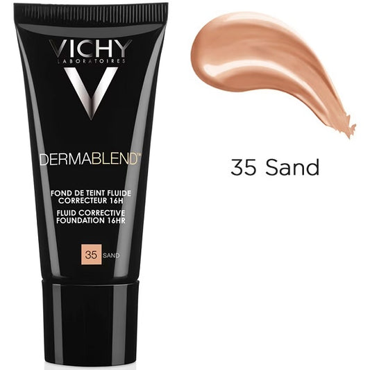 Vichy Dermablend Fond De Teint Fluide Correcteur 16H - 35 Sand
