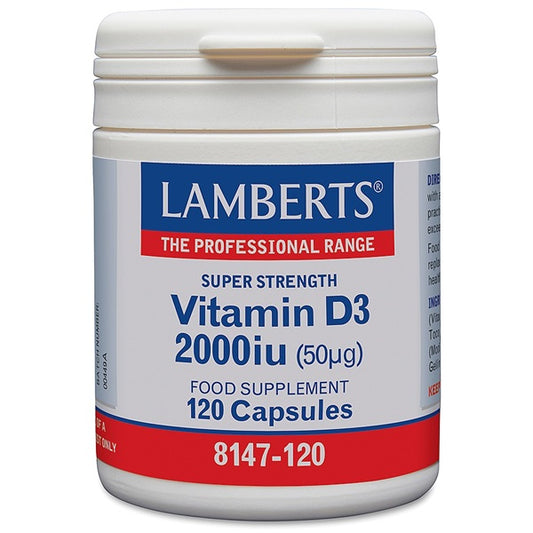 Lamberts Vitamin D3 2000iu - 120 kapsula
