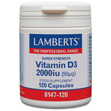 Lamberts Vitaminë D3 2000iu - 120 kapsula