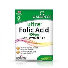 Vitabiotics- Ultra Folic Acid 400mg