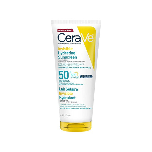 Cerave Invisible Hydrating Sunscreen Spf 50+