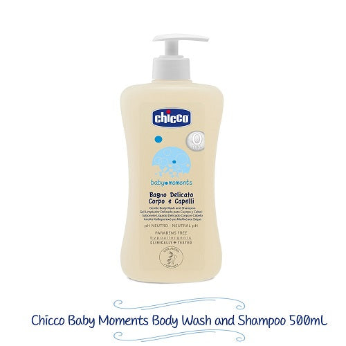 Chicco-Baby Moments Xhel-Shampo 500 ml 0m+