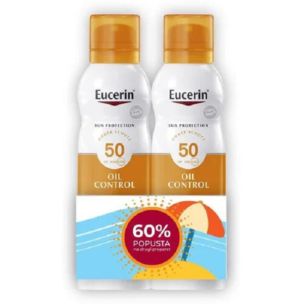 Eucerin Sun Oil Control Sun Body Dry Touch Spf 50+  Promo Pack