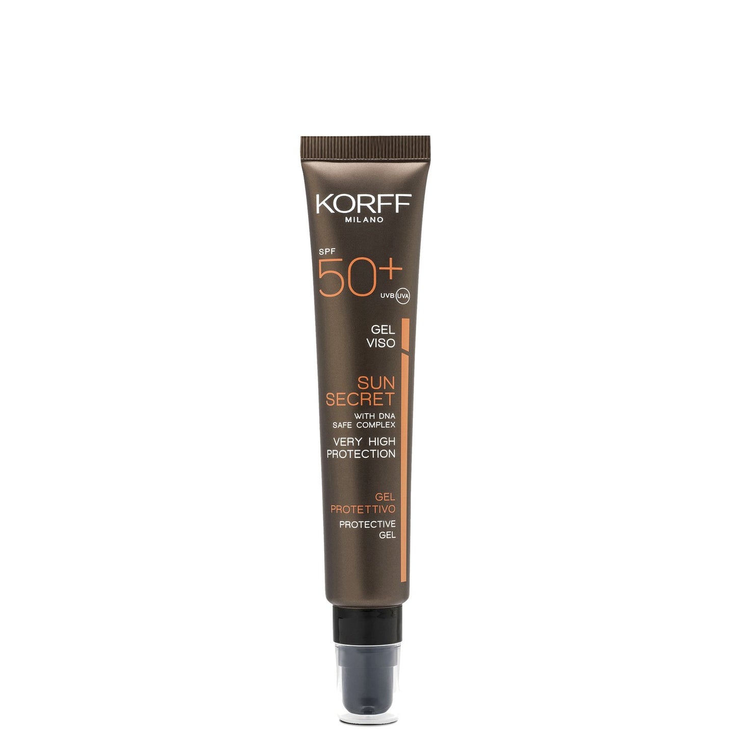Korff sun secret 50+ with DNA safe complex  fluid sun gel protective