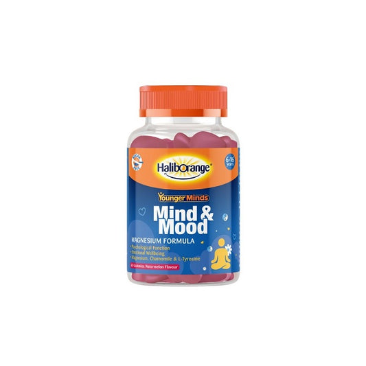 Haliborange  YoungerMinds Mind & Mood (Magnesium Formula) x60 Gummies