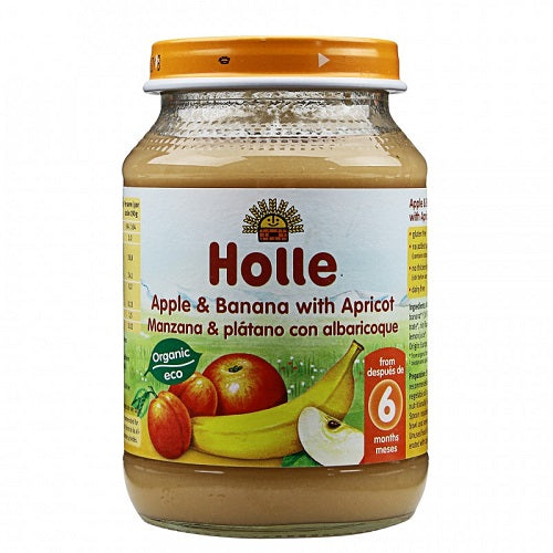 Holle- Apple, Banana with Apricot 6m+
