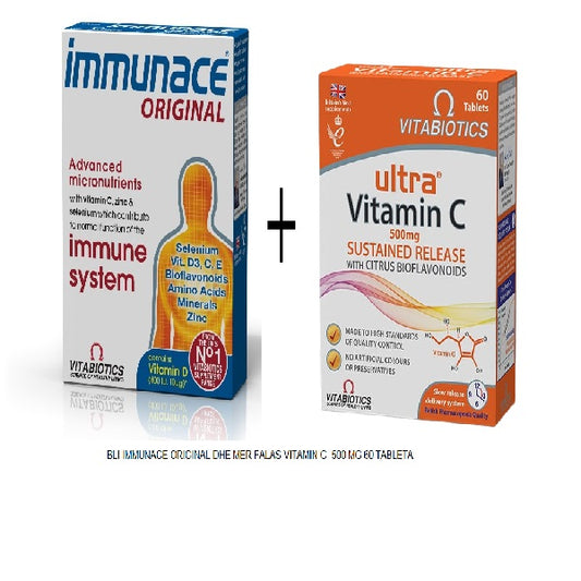 Vitabiotics Immunace + Ultra Vitamin C 500 mg