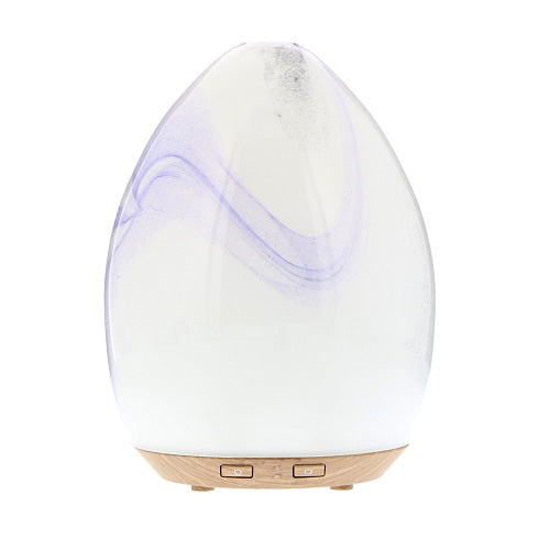 Now- Ultrasonic Glass Swirl USB Oil Diffuser