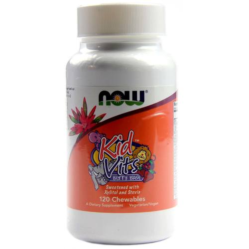 Now-Kid Vits Berry Blast Chewables