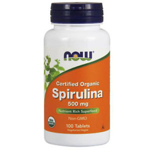 Now-Spirulina 500 mg Tablets, Organic