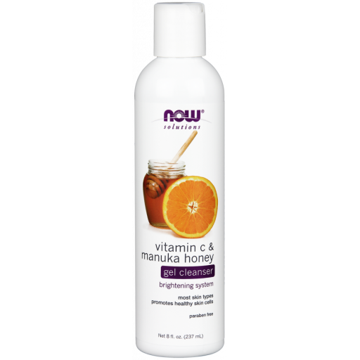 NOW-Pastrues Xhel me Vitaminë C dhe Mjaltë Manuka