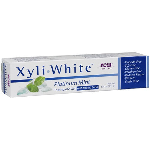 Now-XyliWhite™ Platinum Mint Toothpaste Gel with Baking Soda